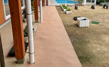 ラバーチップマット実績写真