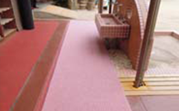 プール等の出入り口で使用する素足専用水切り抗菌マット